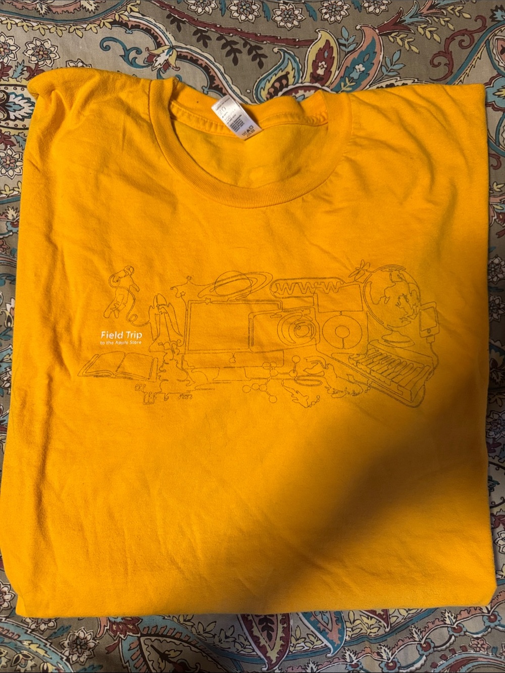 Apple Yellow Field trip T shirt